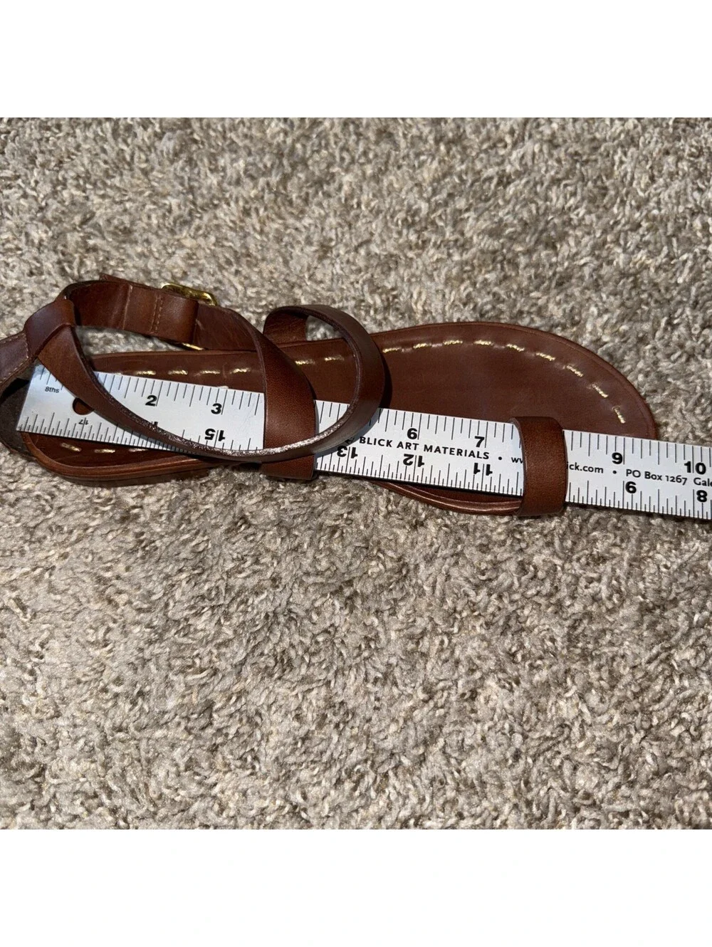 Michael Kors Brown Leather Gladiator